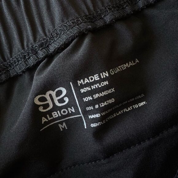 Albion Fit Jetsetters Jogger Pants in Black Size M Petite - Picture 9 of 11